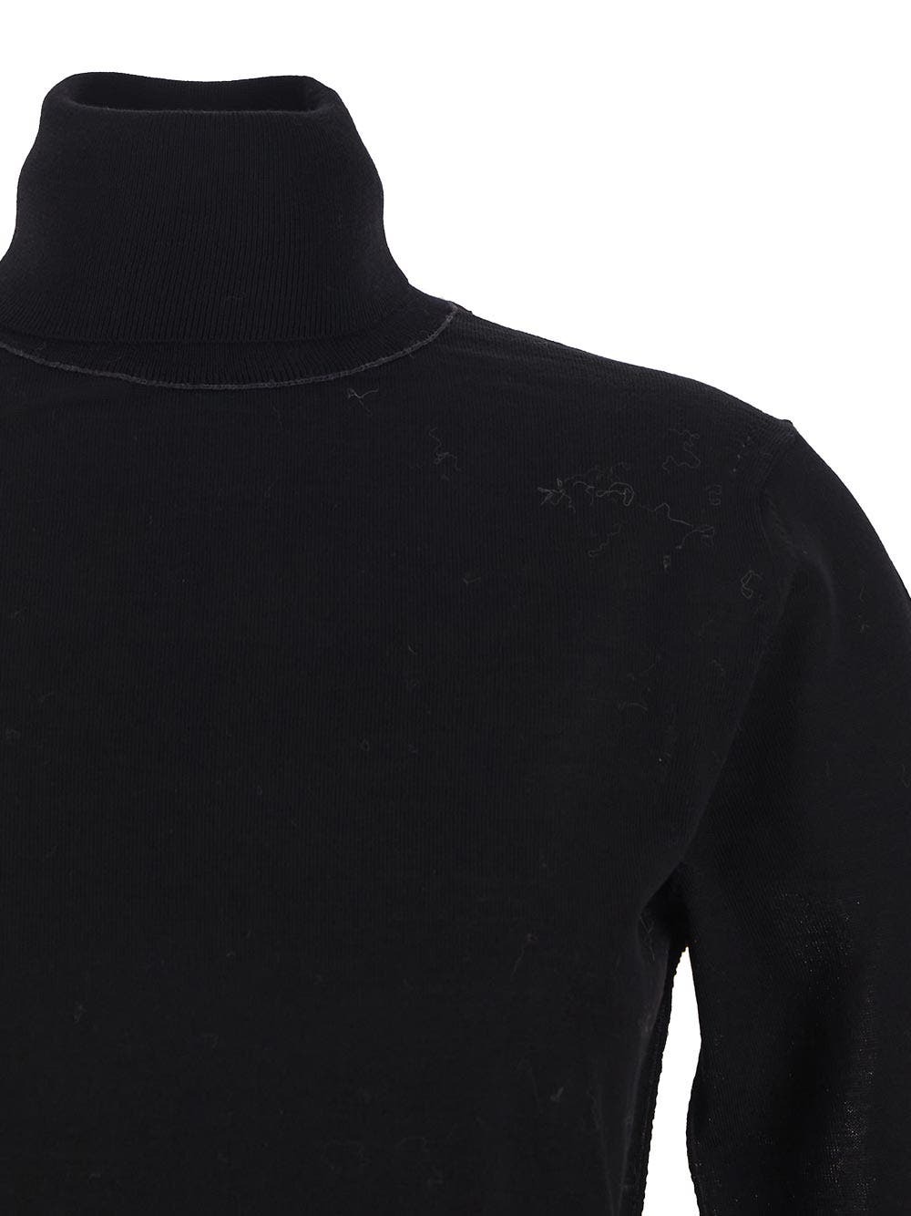 Maison Margiela Work In Progress High Neck Sweater Maison Margiela