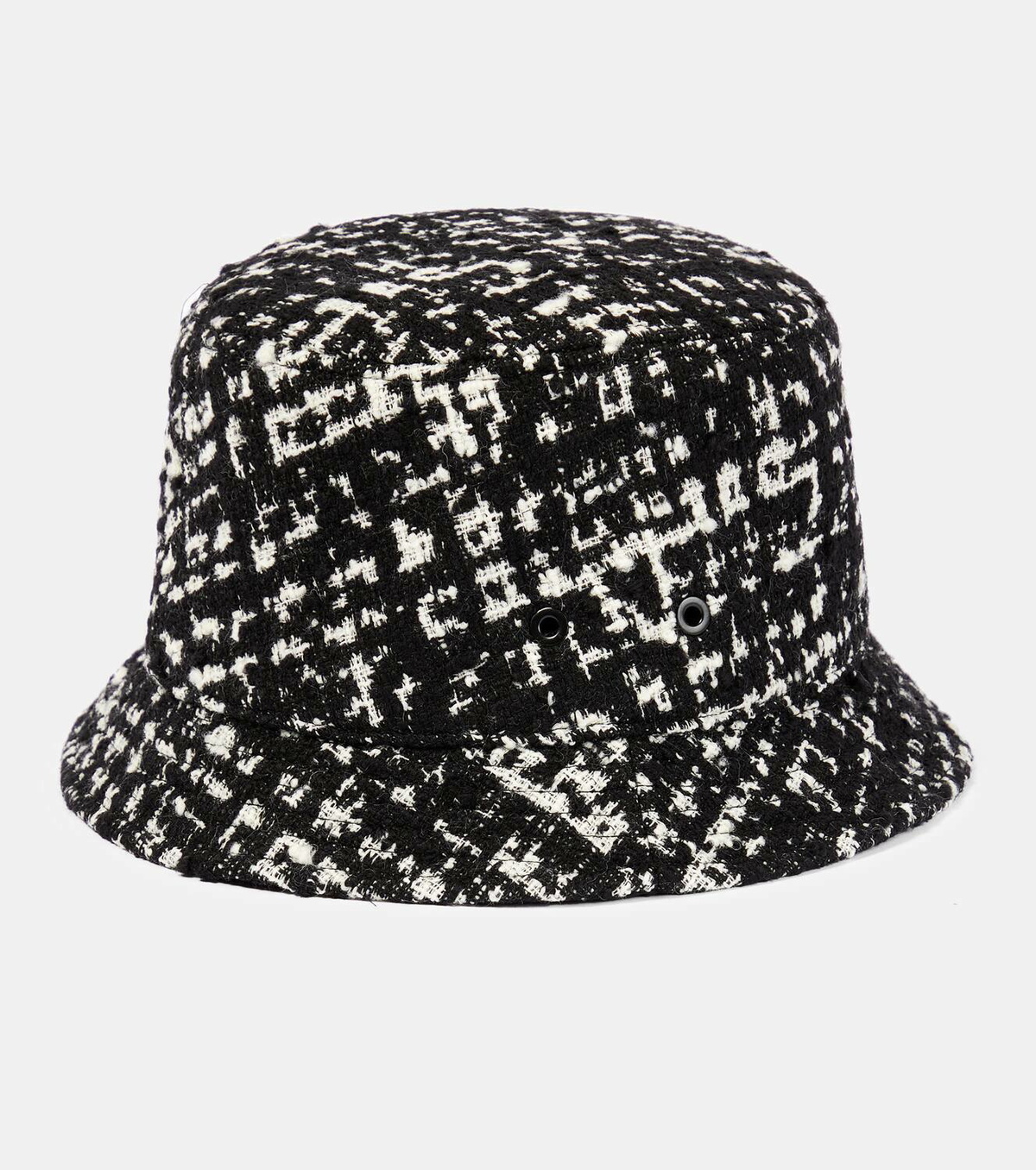 【MONCLER】CAPPELLO DA BASEBALL IN TWEED★ ツイードキャップ Moncler Logo tweed bucket hat Moncler