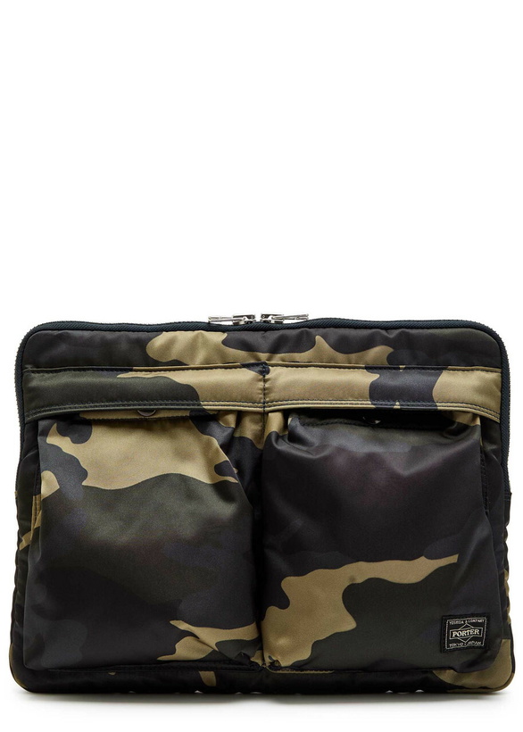 Photo: Porter Counter Shade Camouflage Nylon Twill Document Case - Khaki - One Size
