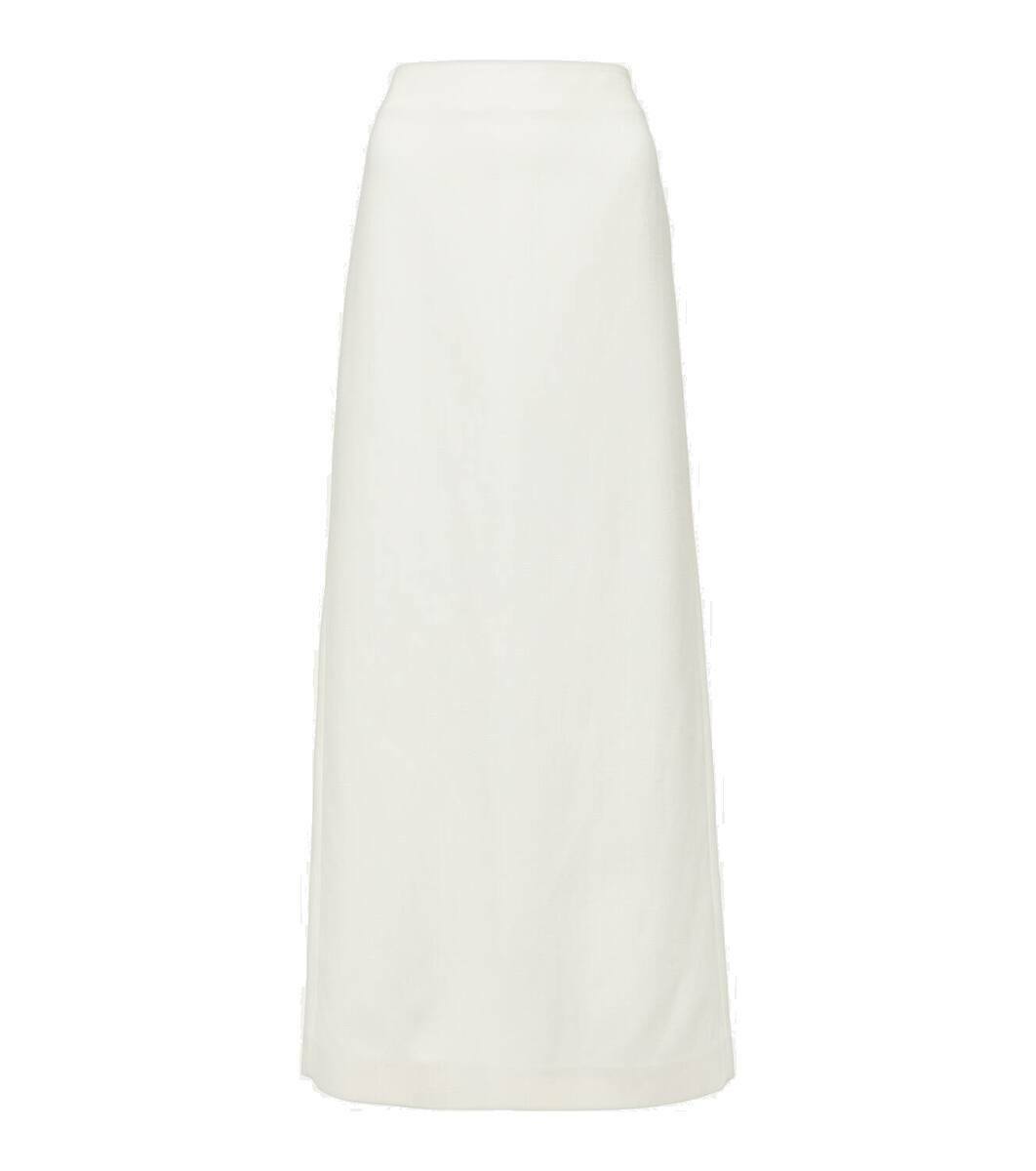 Ferragamo Bridal canvas maxi skirt Salvatore Ferragamo