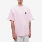 Men's AAPE Peace Jacquard T-Shirt in Pink