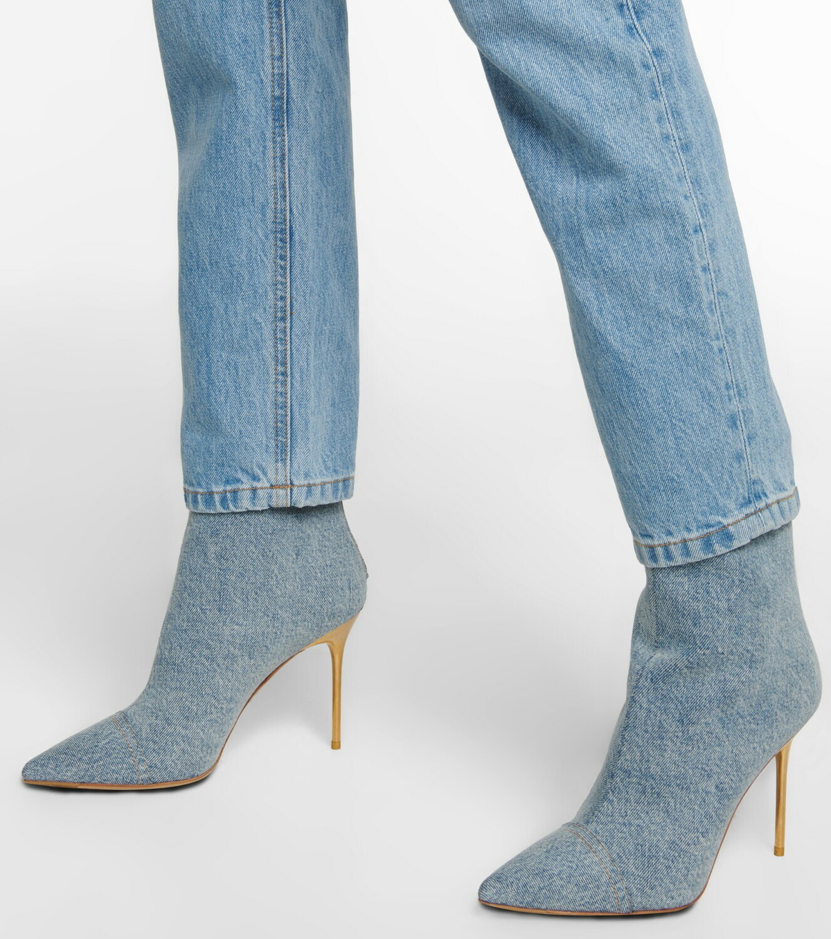 Balmain hotsell denim boots