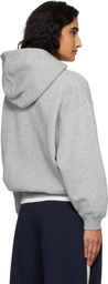 ANINE BING Gray Jaci Letterman Hoodie