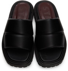 Staud Black Astro Slides