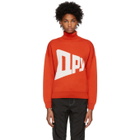Gosha Rubchinskiy Red Graphic Turtleneck