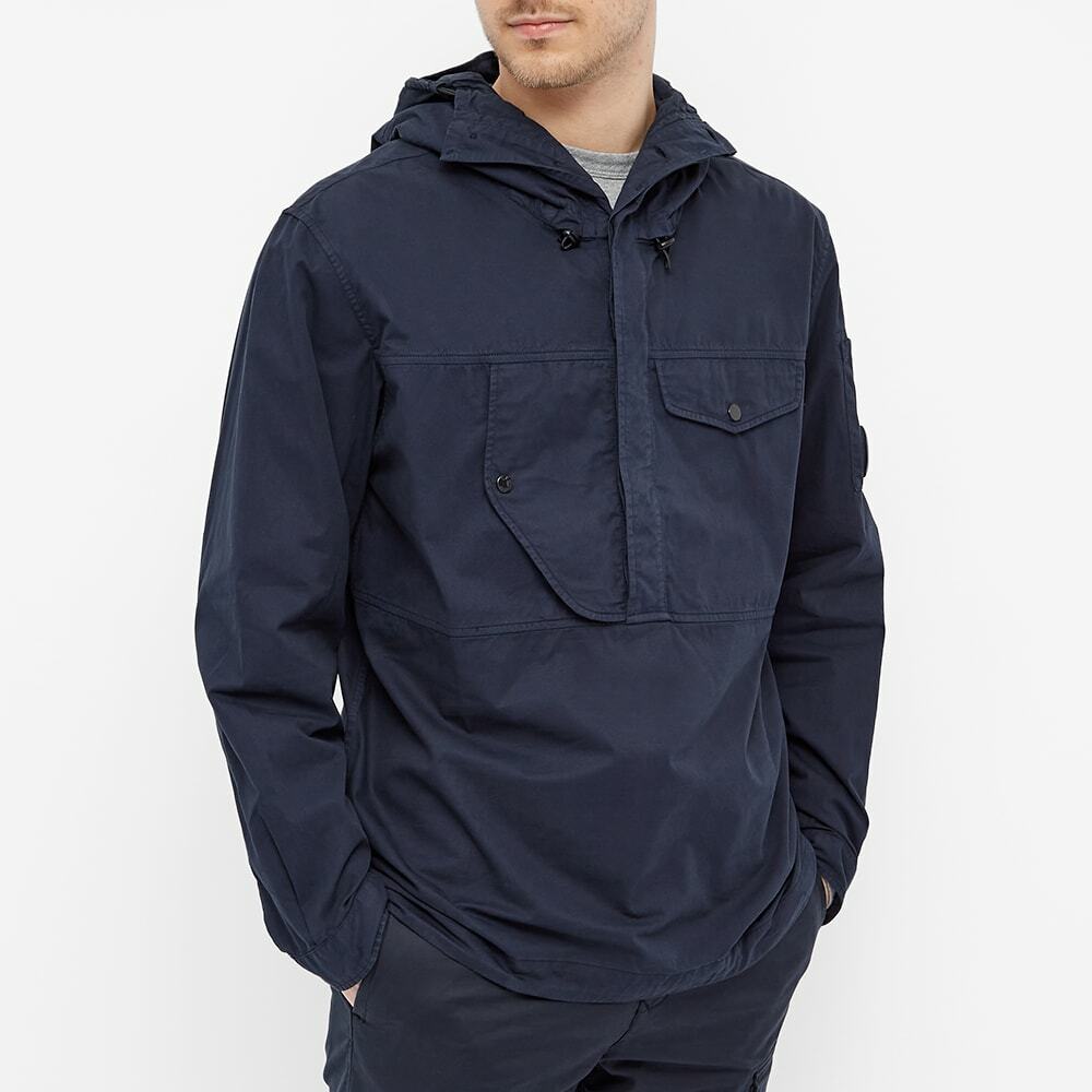 トップス CP company C.P. Company Men's Arm Lens Popover Hooded Overshirt in Total