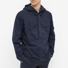 C.P. Company Men's Arm Lens Popover Hooded Overshirt in Total Eclipse