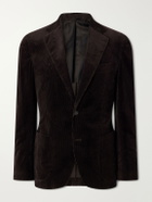 De Petrillo - Forcella Cotton-Blend Corduroy Suit Jacket - Brown