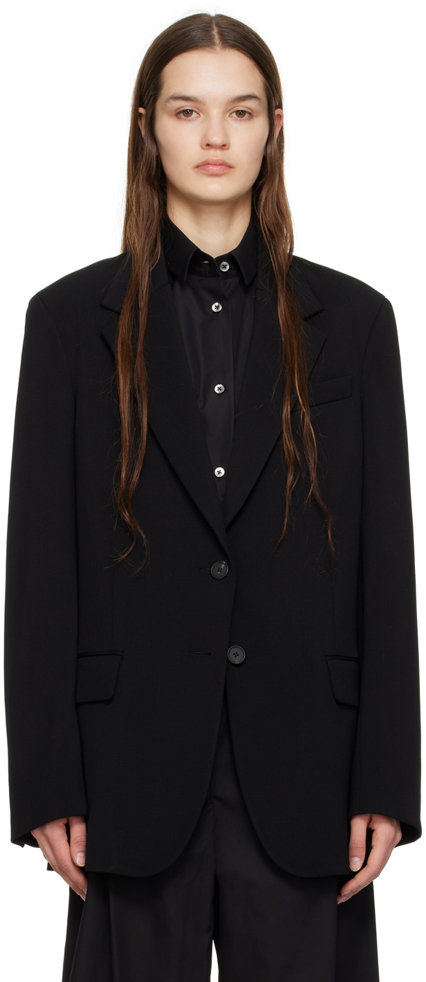 The Row Black Enzina Blazer The Row