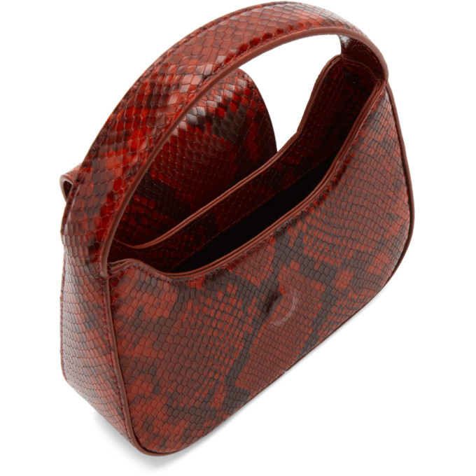 Red best sale snake bag