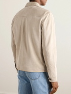 Theory - Hazelton Suede Jacket - Neutrals