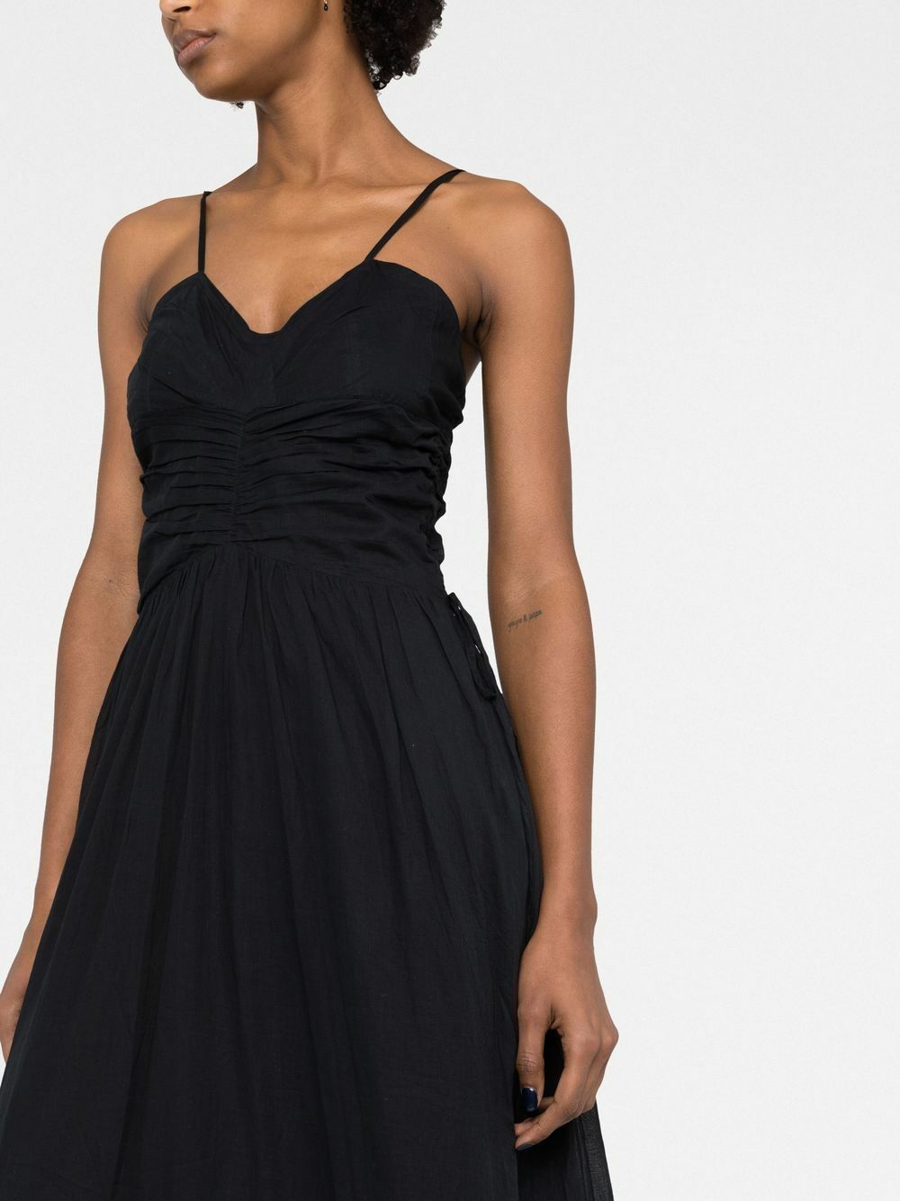 Marant Etoile Bicolor Cotton Casual Dress