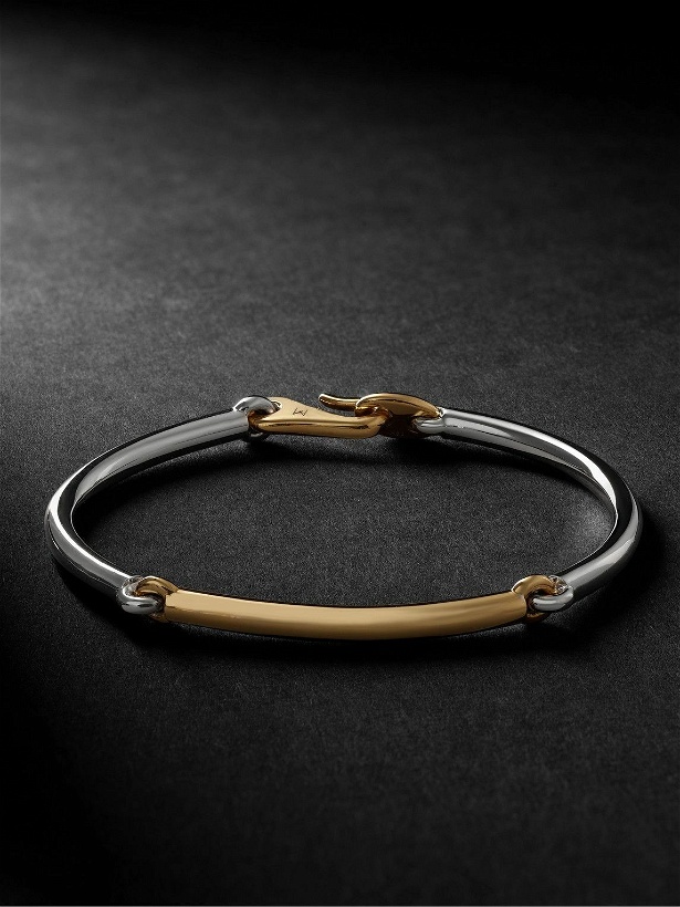 Photo: MAOR - The Solstice 18-Karat White and Yellow Gold Bracelet - Gold