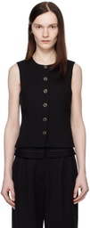 rag & bone Black Irina Ponte Vest