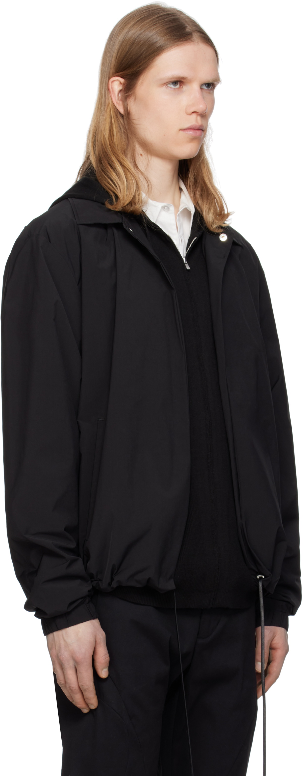 POST ARCHIVE FACTION (PAF) Black 8.0 Right Coach Jacket Post