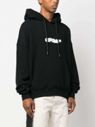 OFF-WHITE - Logo Cotton Hoodie