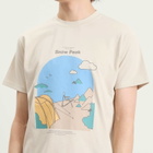 Snow Peak Men's Camping Graphic T-Shirt in Ivory