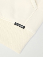 TOM FORD - Slim-Fit Cotton-Jersey Zip-Up Hoodie - Neutrals