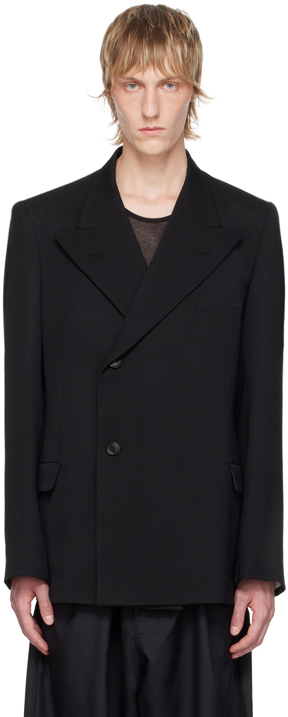 ジャケット Maison Margiela Double-Breasted Jacket Maison Margiela Black Double-Breasted Blazer Maison Margiela