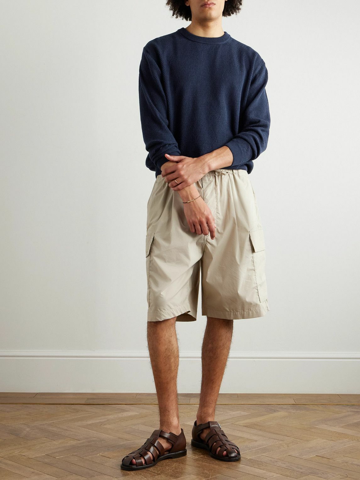 MILES LEON - Elio Organic Cotton Sweater - Blue