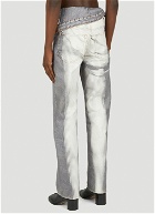 Y/Project x Jean Paul Gaultier  - Body Morph Asymmetric Jeans in Grey