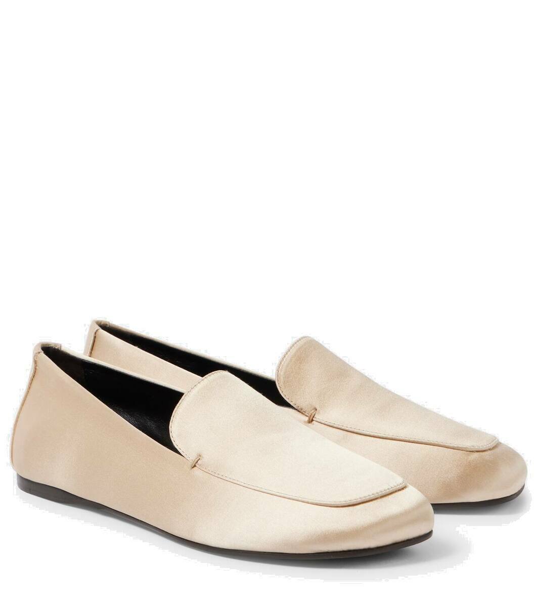 Khaite Elio leather loafer pumps Khaite