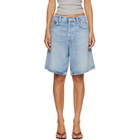 AGOLDE Blue Indra Denim Shorts