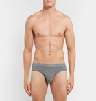 Ermenegildo Zegna - Stretch-Micro Modal Briefs - Men - Gray