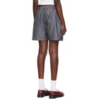 WILLY CHAVARRIA Gray Willy Woven Boxer Shorts