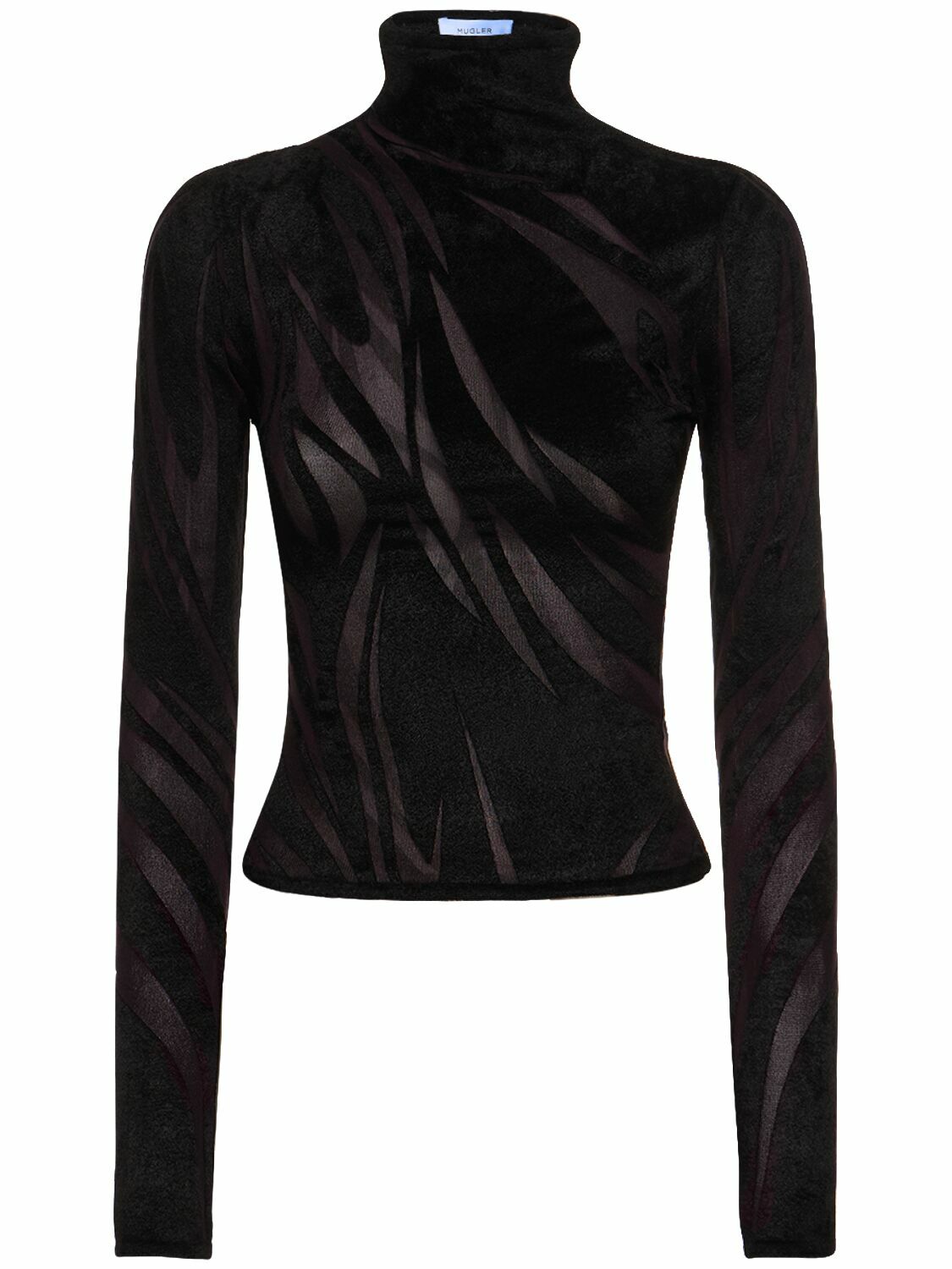 2way Velvet Tulle Top (ls34430T)