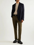 Brioni - Unstructured Wool-Felt Blazer - Blue