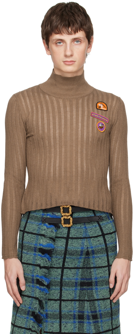 Cormio Brown Anna Turtleneck