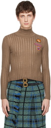 Cormio Brown Anna Turtleneck