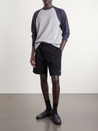 WTAPS - Straight-Leg Logo-Embroidered Cotton-Blend Shorts - Black