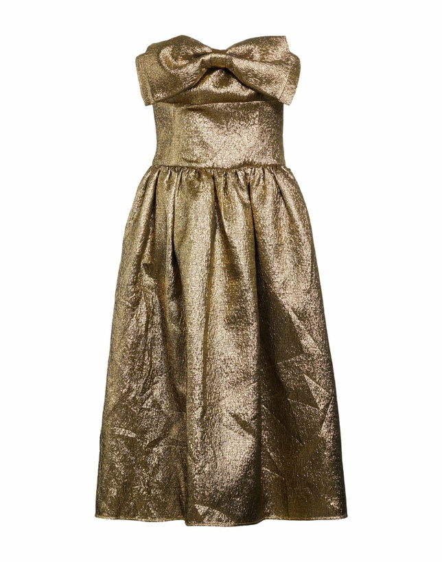 self portrait gold tweed dress Self-portrait Embellished Bouclé Mini Pastel Self-Portrait Midi dress