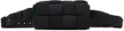 Bottega Veneta Black Padded Tech Cassette Belt Bag