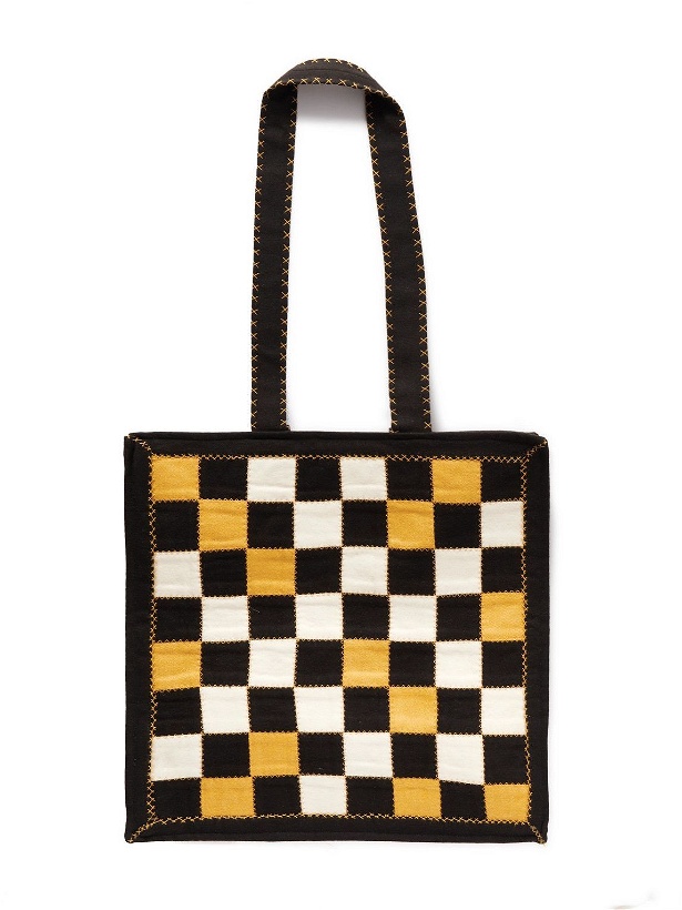 Photo: BODE - Portable Chess Set Merino Wool-Felt Tote Bag