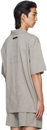 Essentials Grey Short Sleeve Polo