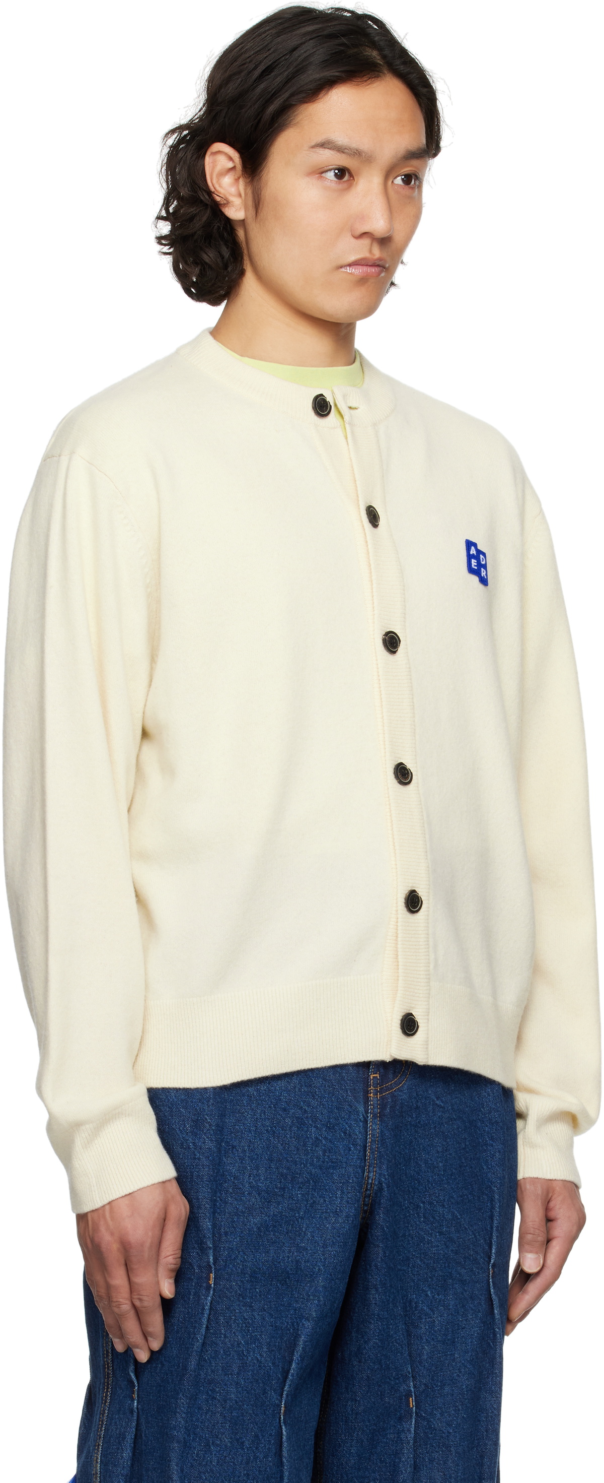 ADER error Off-White Sig; TRS Tag 02 Cardigan