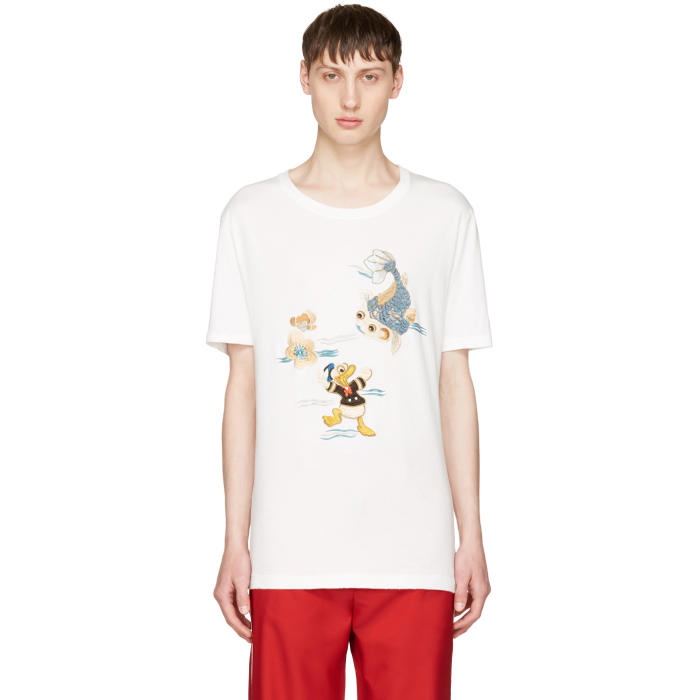 Photo: Gucci White Donald Duck T-Shirt