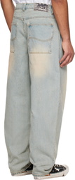 Dime Blue Baggy Jeans