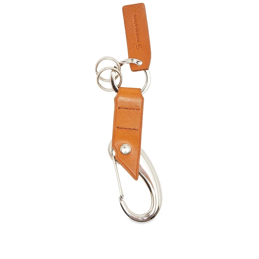 Photo: Master-Piece Men's Oil Leather Keyring in Camel