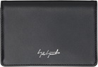 YOHJI YAMAMOTO Black Bifold Card Holder