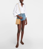 Valentino High-rise denim shorts