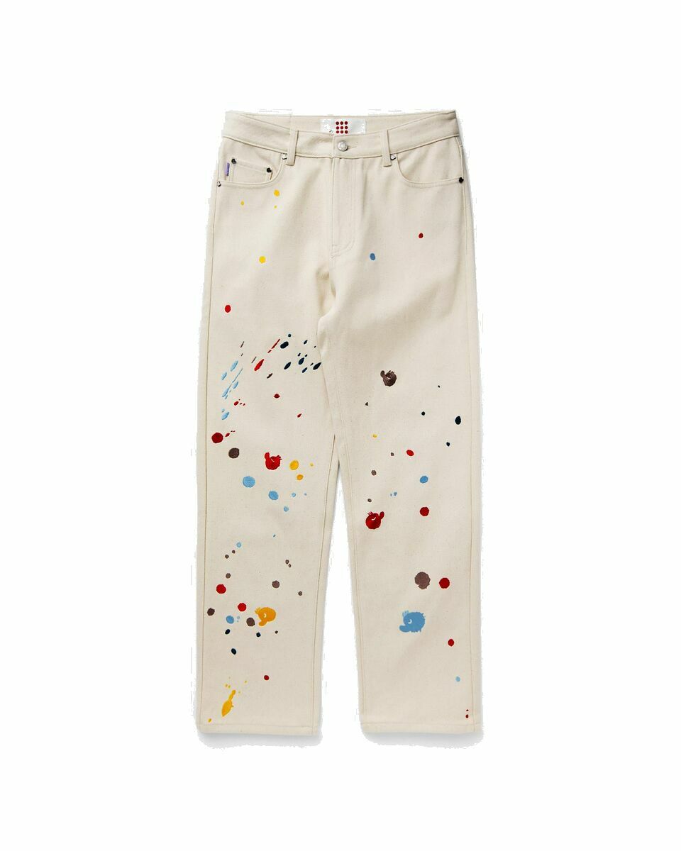 Photo: The New Originals Freddy Paint Jeans White - Mens - Jeans
