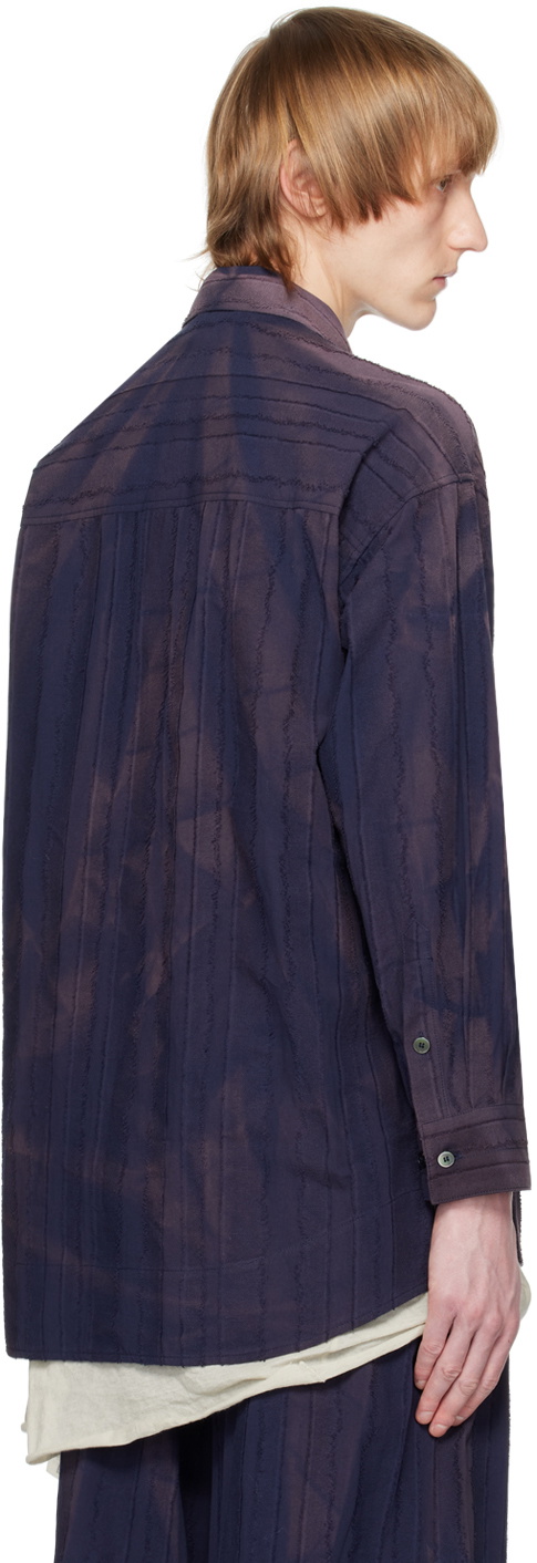 JiyongKim Navy Sun-Bleached Shirt