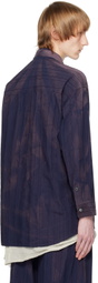 JiyongKim Navy Sun-Bleached Shirt