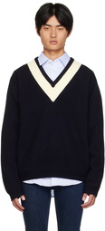 Tiger of Sweden Navy Puck Sweater