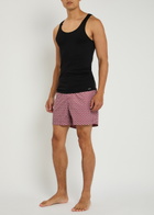 Gusari The Deia Printed Shell Swim Shorts Red