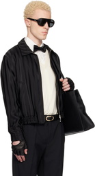 Ernest W. Baker Black Harrington Jacket